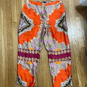 Zara silk pants great for summer